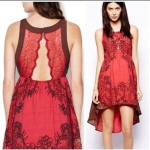 Free People Russian Lace Sleeveless Floral Dress